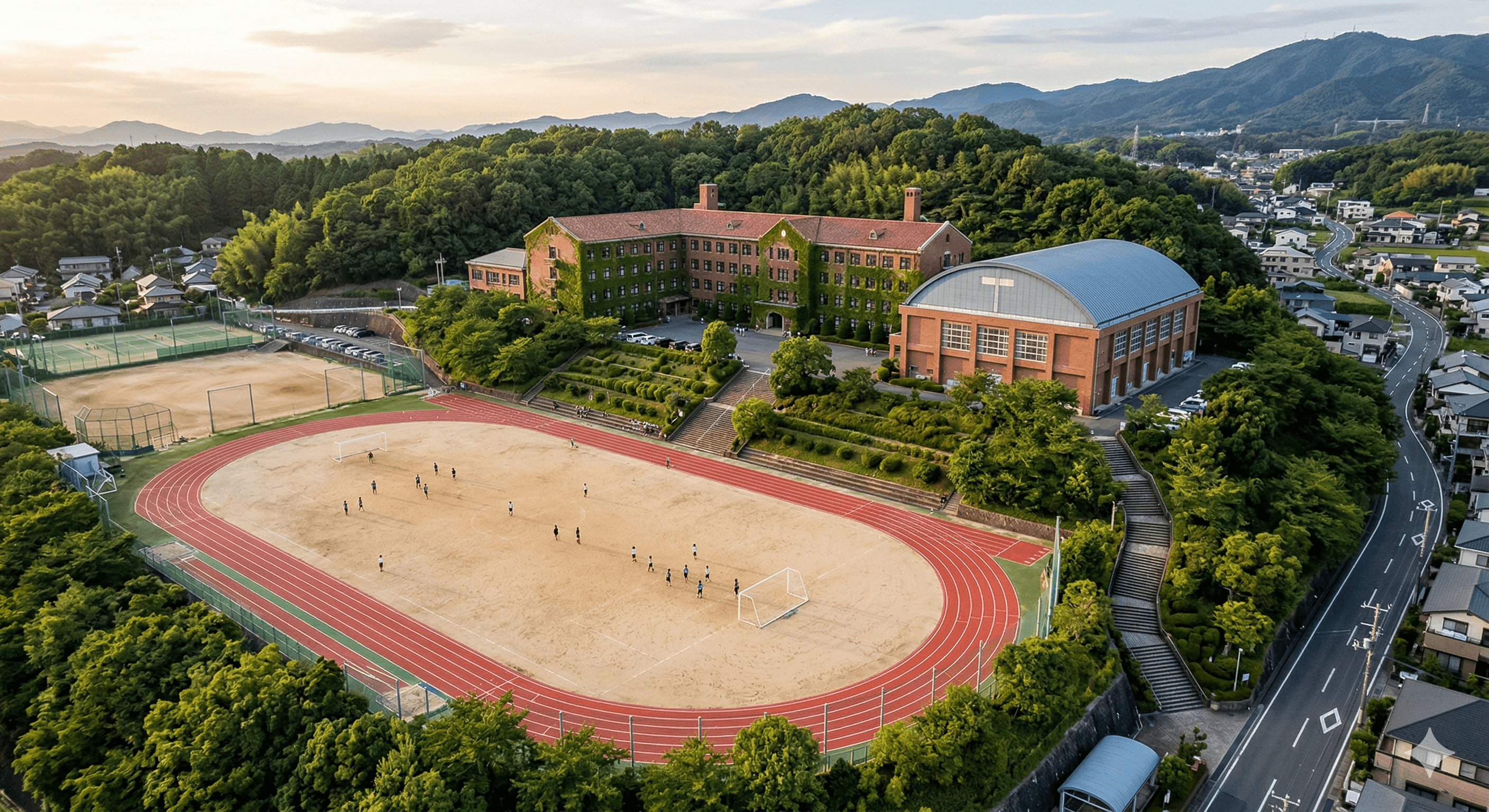 월하고등학교 드론샷